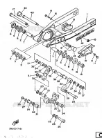 SWINGARM for Yamaha YZ 1987