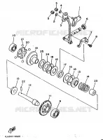 EXHAUST VALVE for Yamaha YZ 1987
