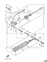 REAR SHOCK ABSORBER for Yamaha YZ 1987