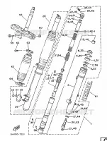 FRONT FORK for Yamaha YZ 1987