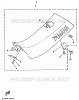 SEAT for Yamaha YZ 1987