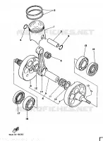 CRANKSHAFT / PISTON for Yamaha YZ 1987