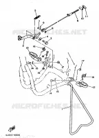 STAND / FOOTREST for Yamaha YZ 1987
