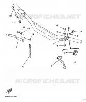 SWITCH / LEVER for Yamaha YZ 1987