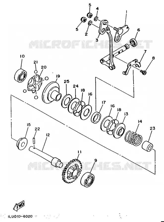EXHAUST VALVE Yamaha MOTO 250 1987 YZ  YZ250