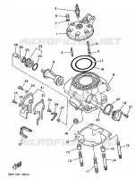 CYLINDER HEAD  for Yamaha YZ 1992