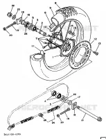 REAR WHEEL for Yamaha YZ 1992