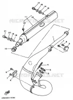EXHAUST for Yamaha YZ 1992