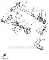 GEAR SHIFT LEVER for Yamaha YZ 1995