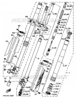 FRONT FORK for Yamaha YZ 1995