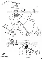FUEL TANK for Yamaha YZ 1995