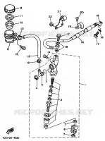 REAR BRAKE MASTER CYLINDER for Yamaha YZ 1995