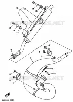 EXHAUST for Yamaha YZ 1995