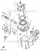 CYLINDER HEAD  for Yamaha YZ 1996