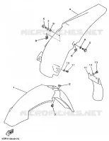 FENDER for Yamaha YZ 1996