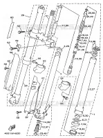 FRONT FORK for Yamaha YZ 1996