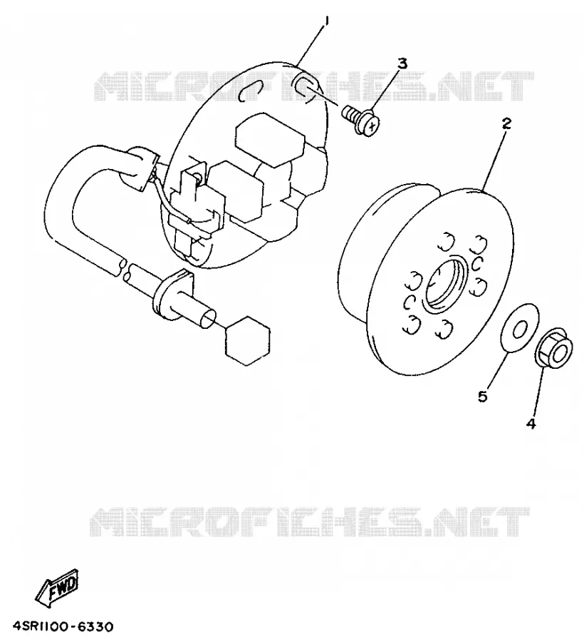IGNITION Yamaha MOTO 250 1996 YZ  YZ250