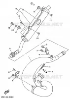 EXHAUST for Yamaha YZ 1997
