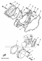 COVER   ENGINE 1 for Yamaha YZ 1997