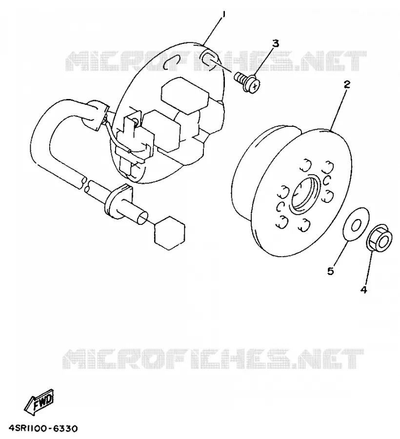 IGNITION Yamaha MOTO 250 1997 YZ  YZ250