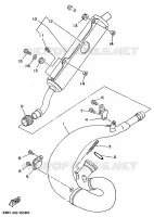 EXHAUST for Yamaha YZ 1997
