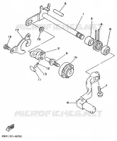 GEAR SHIFT SHAFT / LEVER for Yamaha YZ 1997