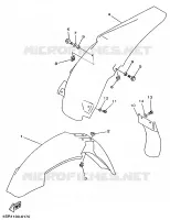 FENDER for Yamaha YZ 1997
