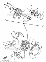 REAR BRAKE CALIPER for Yamaha YZ 1997