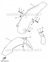 FENDER for Yamaha YZ 1997
