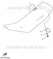 SEAT for Yamaha YZ 1997