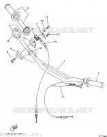 HANDLEBAR & CABLES for Yamaha YZ 1997