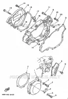 COVER   ENGINE 1 for Yamaha YZ 1997