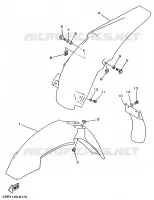 FENDER for Yamaha YZ 1997