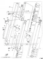 FRONT FORK for Yamaha YZ 1997