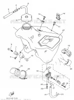 FUEL TANK for Yamaha YZ 1997