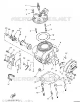 CYLINDER HEAD  for Yamaha YZ 1997
