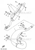 EXHAUST for Yamaha YZ 1997