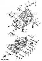CRANKCASE for Yamaha YZ 1997