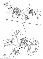 REAR BRAKE CALIPER for Yamaha YZ 1997