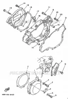 COVER   ENGINE 1 for Yamaha YZ 1997