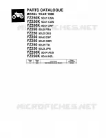 CATALOGUE for Yamaha YZ 1998