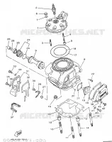CYLINDER HEAD  for Yamaha YZ 1998