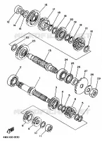 TRANSMISSION for Yamaha YZ 1998