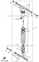 REAR SHOCK ABSORBER for Yamaha YZ 1998