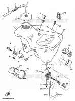 FUEL TANK for Yamaha YZ 1998