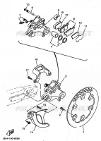 REAR BRAKE CALIPER for Yamaha YZ 1998