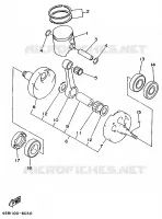 CRANKSHAFT / PISTON for Yamaha YZ 1998