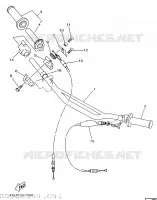 HANDLEBAR & CABLES for Yamaha YZ 1998