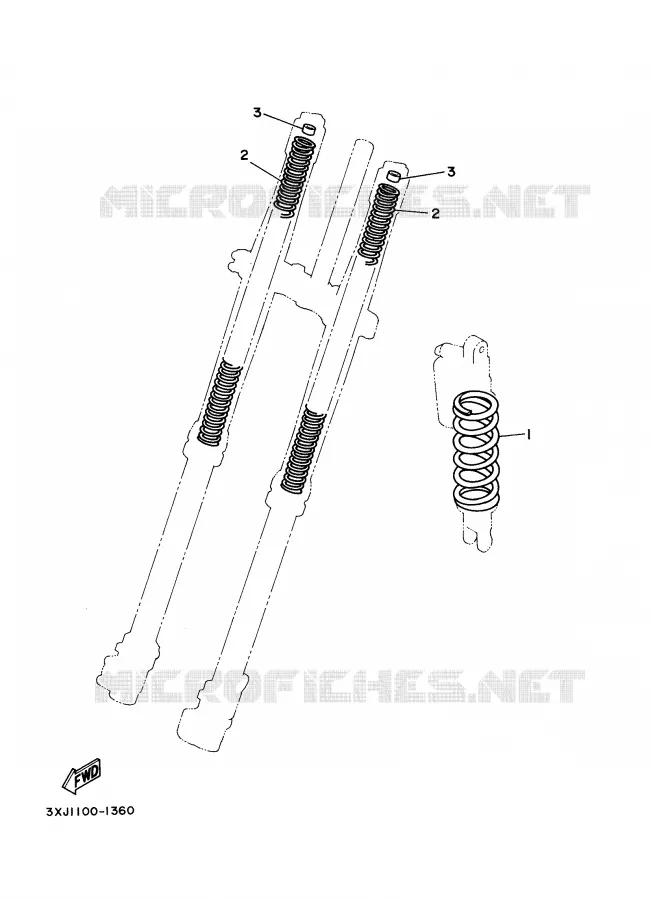 OPTIONAL PARTS Yamaha MOTO 250 2000 YZ  YZ250