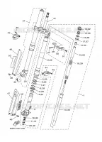 FRONT FORK for Yamaha YZ 2001